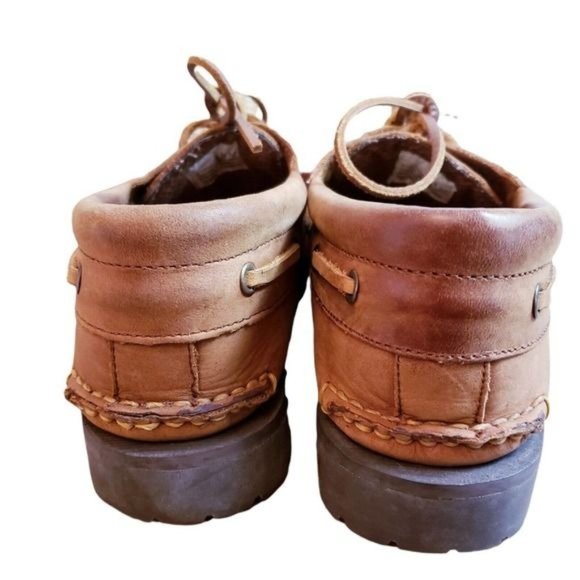 Maine Woods Womens Size 8 M Brown Leather Slip On Loafer Everyday Shoes Used - Picture 6 of 12